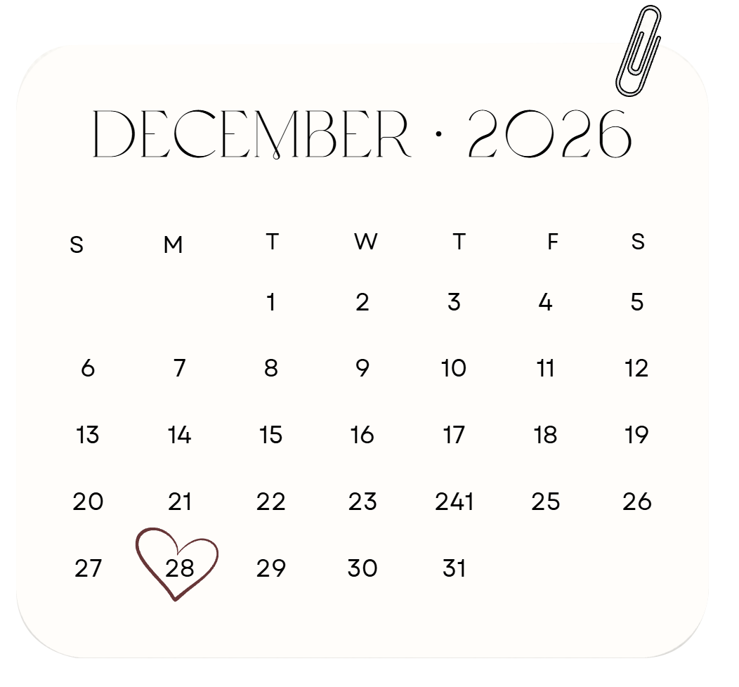 Wedding Calendar